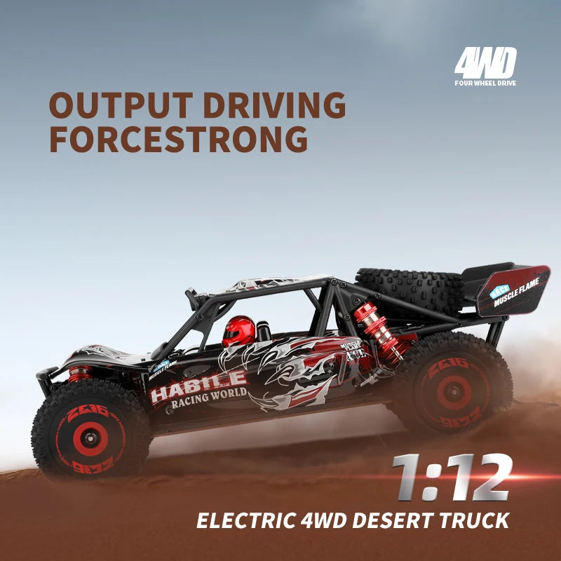 WLtoys 124016 RC Car 75km/h High Speed Remote Control Truck Electric 4WD Off-Road Drift Climbing Racing Vehicle Toys for Kids